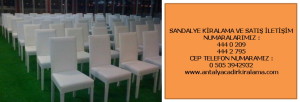 antalya kaliteli sandalye kiralama,