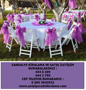 antalya ucuz sandalye kiralama antalya