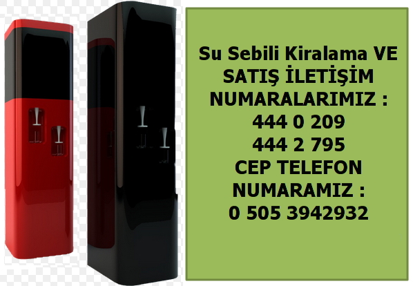 antalya ucuz su sebili kiralama