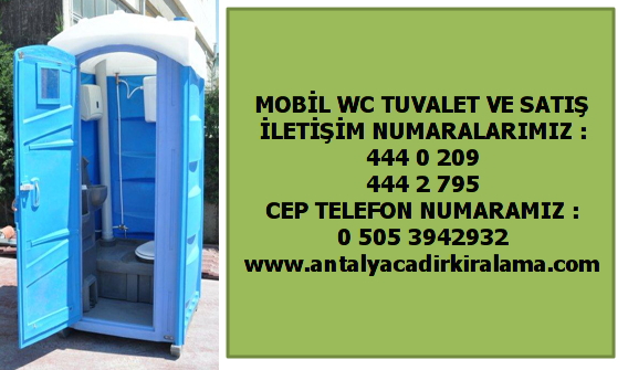 antalya ucuz tuvalet kiralama