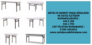 kaliteli antalya banket masa kiralama