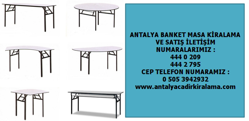 kaliteli antalya banket masa kiralama