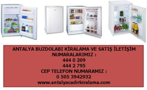 ucuz buzdolabı kiralama antalya