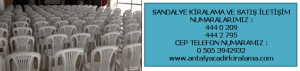 ucuz sandalye kiralama antalya