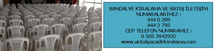 ucuz sandalye kiralama antalya