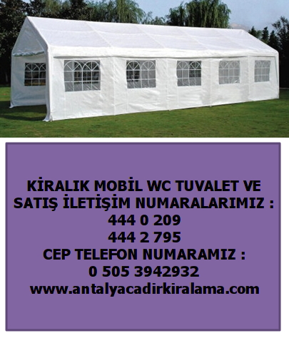 ucuz çadır kiralama antalya